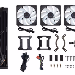 Cooler Master MasterLiquid 360L Core ARGB Processeur Kit de refroidissement du liquide 12 cm Noir - Vue supplémentaire 6