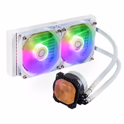 Cooler Master MasterLiquid 240L Core ARGB White Processeur Kit de refroidissement du liquide 12 cm Blanc