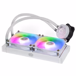 Cooler Master MasterLiquid 240L Core ARGB White Processeur Kit de refroidissement du liquide 12 cm Blanc