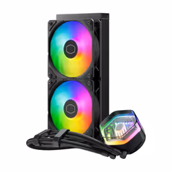 Cooler Master MasterLiquid 240 ATMOS Processeur Liquid cooling kit 12 cm Noir - Vue supplémentaire 2