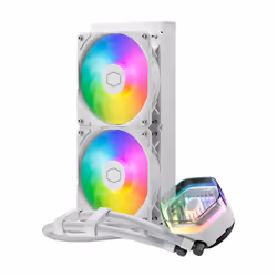 Cooler Master MasterLiquid 240 ATMOS White Processeur Kit de refroidissement du liquide 12 cm Blanc 1 pièce(s) - Vue supplémentaire 2