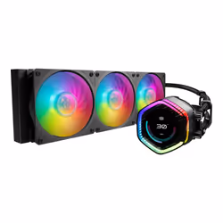 Cooler Master MasterLiquid 360 ION, Refroidisseur de liquide tout-en-un, 12 cm, 75,2 cfm, 107,1 m³/h, Noir