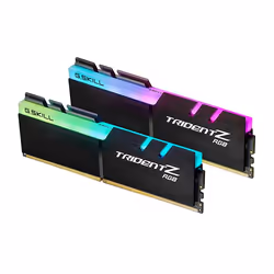 G.Skill Trident Z RGB 16GB DDR4, 16 Go, 2 x 8 Go, DDR4, 3200 MHz, 288-pin DIMM, Noir