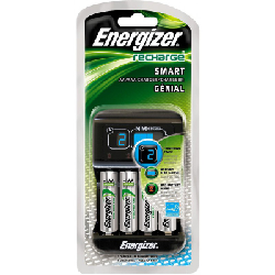 Chargeur Energizer Smart + 4 piles AA 1500 mAh