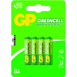 GP Batteries Greencell AAA Batterie à usage unique Chlorure de zinc