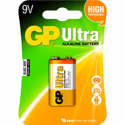 GP Batteries Ultra Alkaline 9V Batterie à usage unique Alcaline - Vue supplémentaire 2