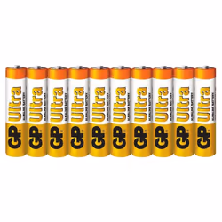 10x Piles GP Ultra Alcaline AAA LR03 - Tension 1.5 V - Diamètre 10.5 mm - Hauteur 44.5 mm - Conçu pour les appareils électron ...