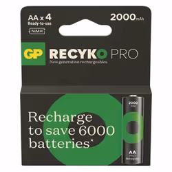 GP Batteries ReCyko Pro B26204 batterie rechargeable Hybrides nickel-métal (NiMH) 2000 mAh 1,2 V - Vue supplémentaire 2