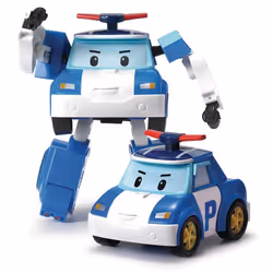 Silverlit Robocar Vehicule Transformable Poli, 3 an(s), Plastique