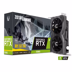Zotac ZT-T20600H-10M, GeForce RTX 2060, 6 Go, GDDR6, 192 bit, 4096 x 2160 pixels, PCI Express x16 3.0
