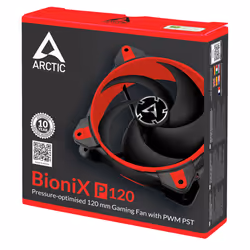 ARCTIC BioniX P120 Boitier PC Ventilateur 12 cm Noir, Rouge - Vue supplémentaire 6