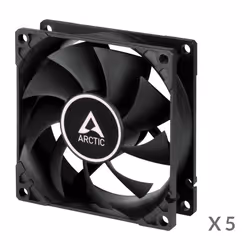 ARCTIC F8 Boitier PC Ventilateur 8 cm Noir 5 pièce(s) - Vue supplémentaire 2