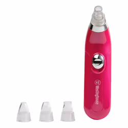 Doté de 4 buses interchangeables, ce Nettoyeur de pores cible efficacement différentes zones du visage. Garantie : 1 an