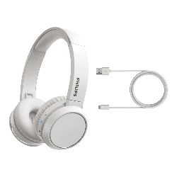 Philips 4000 series TAH4205WT/00 écouteur/casque Sans fil Arceau Appels/Musique Bluetooth Blanc