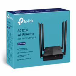 Routeur Wi-Fi Gigabit Bi-Bande TP-Link Archer C64 - Noir