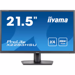 iiyama ProLite X2283HSU-B1, 54,6 cm (21.5"), 1920 x 1080 pixels, Full HD, LCD, 1 ms, Noir