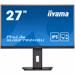 iiyama ProLite XUB2792HSU-B5, 68,6 cm (27"), 1920 x 1080 pixels, Full HD, LED, 4 ms, Noir