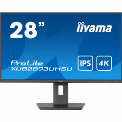 iiyama ProLite , 71,1 cm (28"), 3840 x 2160 pixels, 4K Ultra HD, LED, 3 ms, Noir
