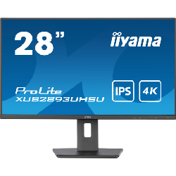 iiyama ProLite écran plat de PC 28" 3840 x 2160 pixels 4K Ultra HD LED Noir