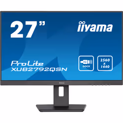 iiyama ProLite , 68,6 cm (27"), 2560 x 1440 pixels, Wide Quad HD, LED, 4 ms, Noir