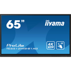Écran Interactif 65" 4K UHD WiFi Noir - Iiyama TE6512MIS-B1AG  Android 11