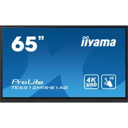 Écran Interactif 65" 4K UHD WiFi Noir - Iiyama TE6512MIS-B1AG Android 11