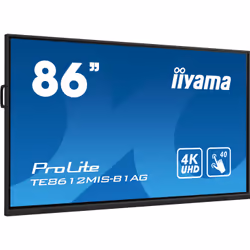 86" 4K UHD LED Wi-Fi Android 11 - Iiyama PROLITE TE8612MIS-B1AG Noir