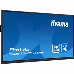 86" 4K UHD LED Wi-Fi Android 11 - Iiyama PROLITE TE8612MIS-B1AG Noir