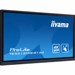 Numérique 55" 4K UHD LED WiFi Noir - Iiyama TE5512MIS-B1AG - Vue supplémentaire 4