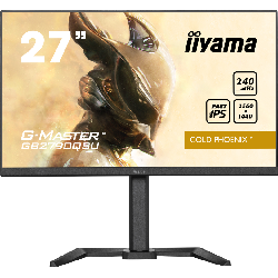iiyama GB2790QSU-B5 écran plat de PC 27" 2560 x 1440 pixels Wide Quad HD LCD Noir