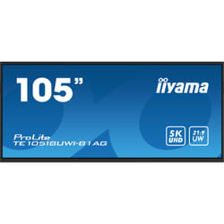 iiyama PROLITE Carte A numérique 2,67 m (105") LED Wifi 450 cd/m² 5K Ultra HD Noir Écran tactile Intégré dans le processeur Android 24/7