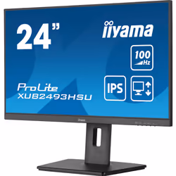 iiyama ProLite écran plat de PC 60,5 cm (23.8") 1920 x 1080 pixels Full HD LED Noir - Vue supplémentaire 5