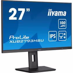 iiyama ProLite écran plat de PC 68,6 cm (27") 1920 x 1080 pixels Full HD LED Noir - Vue supplémentaire 3