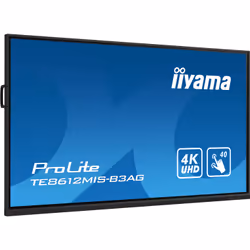 iiyama TE8612MIS-B3AG affichage de messages En forme de kiosk 2,18 m (86") LCD Wifi 400 cd/m² 4K Ultra HD Noir Écran tactile Intégré dans le processeur Android 11 24/7 - Vue supplémentaire 3