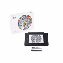 Wacom Intuos Pro Paper Edition M South, Avec fil &sans fil, 5080 lpi, 224 x 148 mm, USB/Bluetooth, Stylo, Noir