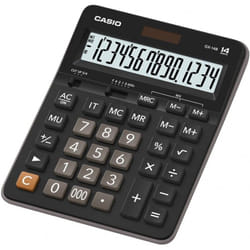 Calculatrice de bureau 14 chiffres Casio GX-14B - Noir