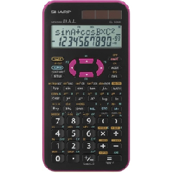Sharp EL-506X calculatrice Poche Calculatrice scientifique Noir, Rose