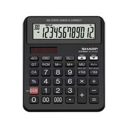 Calculatrice De Bureau Sharp EL-CC12D 12 Chiffres - Noir