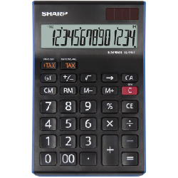 Sharp EL-145T calculatrice Bureau Calculatrice financière Noir