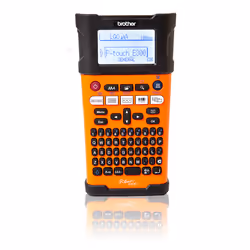Brother PT-E300VP, QWERTY, TZe, 180 x 180 DPI, 20 mm/sec, Lithium-Ion (Li-Ion), Noir, Orange