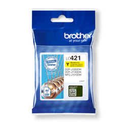 Brother LC-421Y cartouche d'encreOriginal Jaune