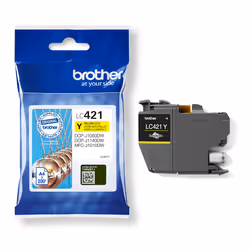 Brother LC-421Y cartouche d'encreOriginal Jaune