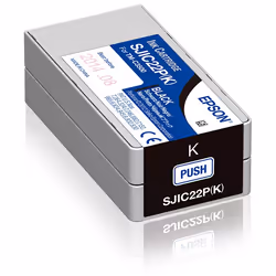 Epson SJIC22P(K): Ink cartridge for ColorWorks C3500 (Black), Encre à pigments, 1 pièce(s)
