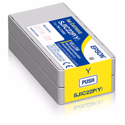 Epson SJIC22P(Y): Ink cartridge for ColorWorks C3500 (yellow), Encre à pigments, 1 pièce(s)
