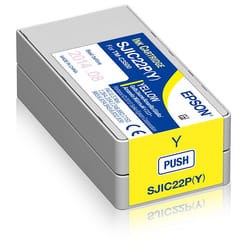 Epson SJIC22P(Y): Ink cartridge for ColorWorks C3500 (yellow) (C33S020604)