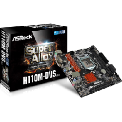 Asrock H110M-DVS R3.0 carte mère Intel® H110 LGA 1151 (Emplacement H4) micro ATX