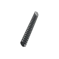 50 Reliures Spirale Plastique 45mm Noir