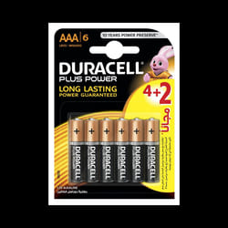 Piles DURACELL Power Plus AAA (5000394127449)