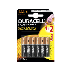 Piles DURACELL Power Plus AAA (5000394127449)