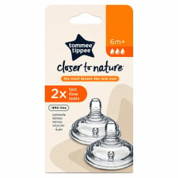 Tommee Tippee Natural Start Anti-Colic Teat Fast Flow 6 m+ 2 pcs